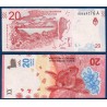 Argentine Pick N°361, Billet de banque de 20 Pesos 2017