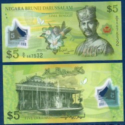 Brunei Pick N°36, Billet de banque de 5 Ringgit 2011