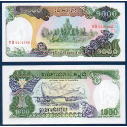 Cambodge Pick N°39, Billet de banque de 1000 Riels 1992