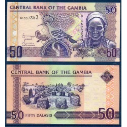 Gambie Pick N°28, Billet de banque de 50 Dalasis 2006-2013