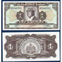 Haïti Pick N°239, Billet de banque de 1 Gourde 1984