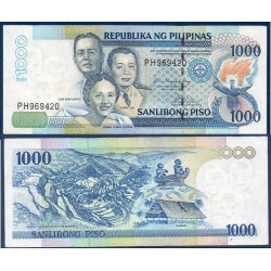 Philippines Pick N°197b, Billet de banque de 1000 Piso 2005-2010