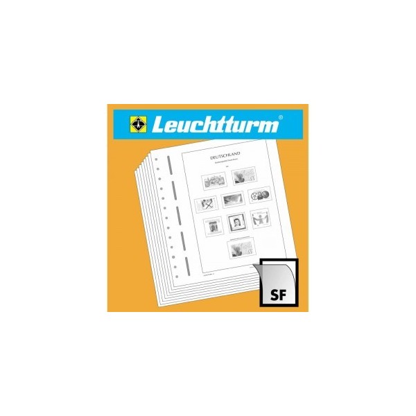 SF 2024 Andorre leuchtturm feuilles préimprimées, mises à jour avec pochettes