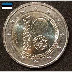 2 euros commémorative Estonie 2018 indépendance de l'estonie piece de monnaie €