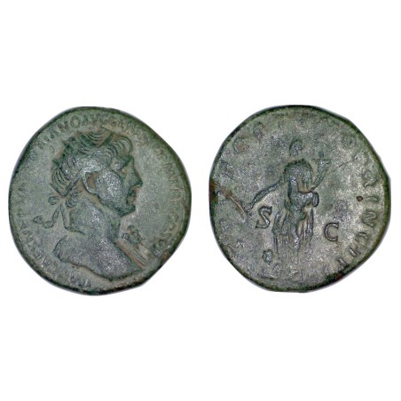 Dupondius de Trajan (103-111) RIC 265 sear 6282 atelier Rome