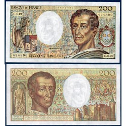 200 francs Montesquieu SPL- 1987 Billet de la banque de France