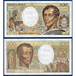 200 francs Montesquieu SPL- 1987 Billet de la banque de France