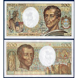 200 francs Montesquieu Sup 1986 Billet de la banque de France