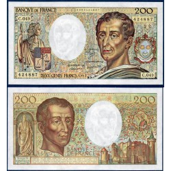 200 francs Montesquieu SPL- 1987 Billet de la banque de France