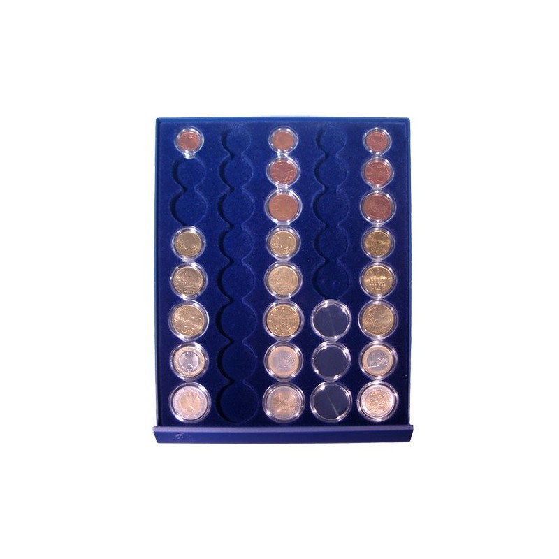 Medaillier Nova Standard pour 5 série de pièces euros en capsules