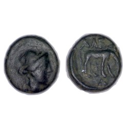 Troade , Alexandrie Ae9 cuivre  (-350 à -300) Rose