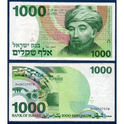 Israel Pick N°49b Billet de banque de 1000 Sheqalim 1983