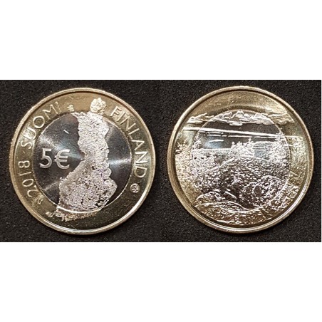 5 euros Finlande 2018, parc national de Koli