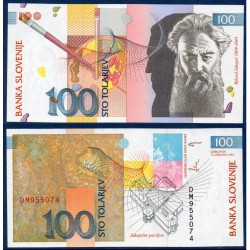 Slovénie Pick N°14a, Billet de banque de 100 Tollarjev 1992