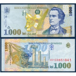 Roumanie Pick N°106,TTB Billet de banque de 1000 leï 1998