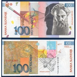 Slovénie Pick N°14a, Neuf Billet de banque de 100 Tollarjev 1992