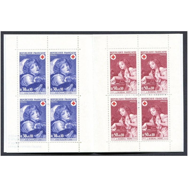 Carnet Croix Rouge année 1971 Yvert 2020