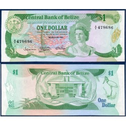 Belize Pick N°43, Billet de banque de 1 dollar 1983