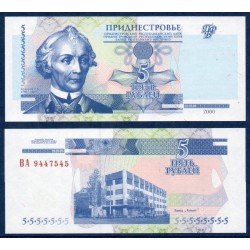 Transnistrie Pick N°35a, Billet de banque de 5 Rubles 2000