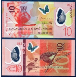 Sao Tomé et Principe Pick N°71, Billet de banque de 10 Dobras 2016