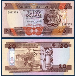 Salomon Pick N°16a, Billet de banque de 20 dollars 1986
