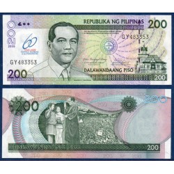Philippines Pick N°203a, Billet de banque de 200 Piso 2009