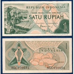 Indonésie Pick N°76, Billet de banque de 1 Rupiah 1960