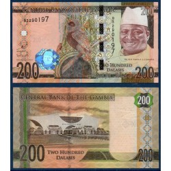 Gambie Pick N°36, Billet de banque de 200 Dalasis 2015