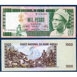 Guinée Bissau Pick N°8, Billet de banque de 1000 Pesos 1978