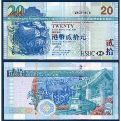 Hong Kong Pick N°207, Billet de banque de 20 dollars 2003-2009