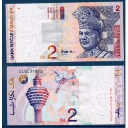 Malaisie Pick N°40c, Neuf Billet de banque de 2 ringgit 1996