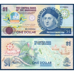 Bahamas Pick N°50a, Billet de banque de 1 dollar 1992