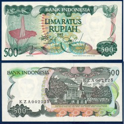 Indonésie Pick N°121, Neuf Billet de banque de 500 Rupiah 1982
