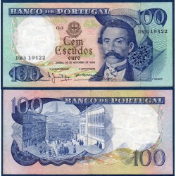 Portugal Pick N°169a, Billet de banque de 100 Escudos 1965-1978