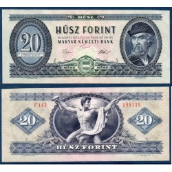 Hongrie Pick N°169f, SPL Billet de banque de 20 Forint 1975