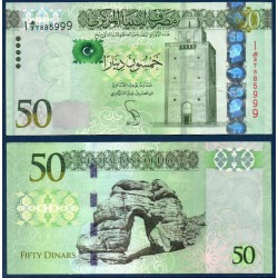 Libye Pick N°80, Billet de banque de 50 dinars 2013