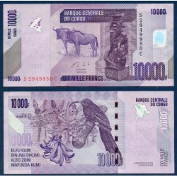 Congo Pick N°103b, Billet de banque de 10000 Francs 2013