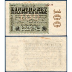Allemagne Pick N°107d, Billet de banque de 100 millions de Mark 1923