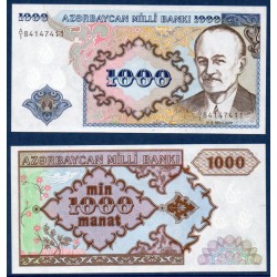 Azerbaïdjan Pick N°20a, Billet de banque de 1000 Manat 1993