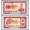 Albanie Pick N°45a, Billet de banque de 50 Leke 1976