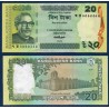 Bangladesh Pick N°55Ac, Billet de banque de 20 Taka 2014