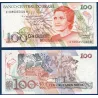 Bresil Pick N°220a, Billet de banque de 100 Cruzados Novos 1989