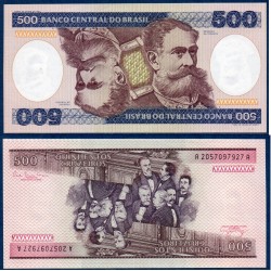 Bresil Pick N°200a Billet de banque de 500 Cruzeiros 1981