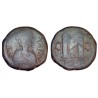 Follis Justin 1er (518-527), SB 62 Constantinople 4eme officine