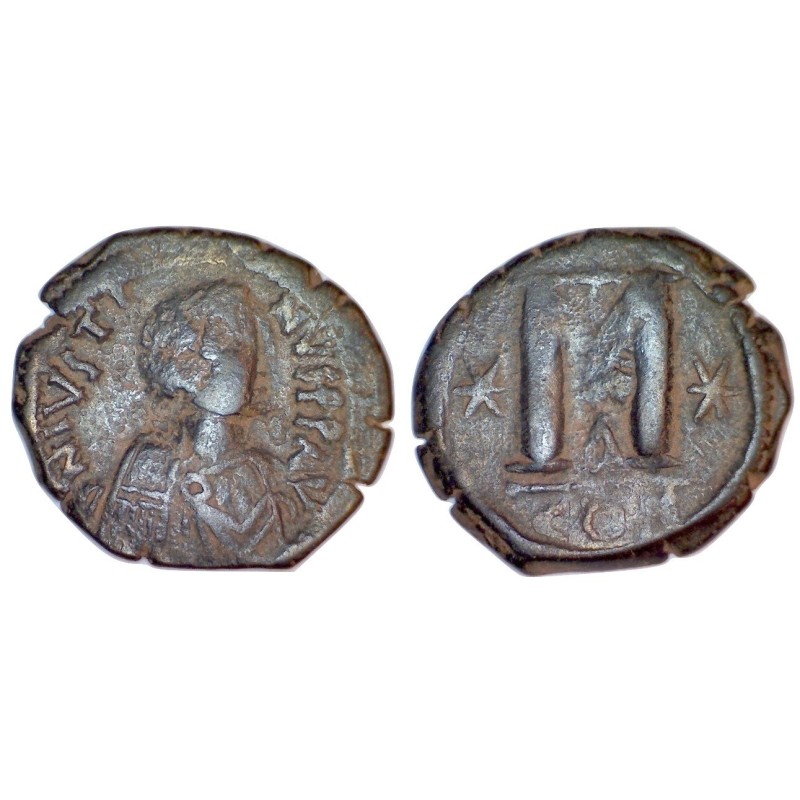 Follis Justin 1er (518-527), SB 62 Constantinople 1ere officine