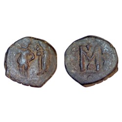 Follis Héraclius et Heraclius Constantine (629-630), SB 810 Constantinople 1ere officine