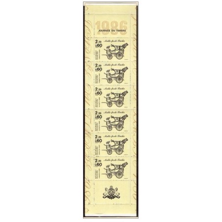Yvert BC2411A Carnet Journée du timbre 1986  Briska