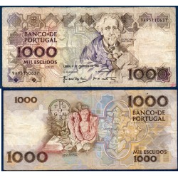 Portugal Pick N°181i, Billet de banque de 1000 Escudos 1992