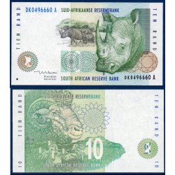 Afrique du sud Pick N°123b, Billet de banque de 10 rand 1999