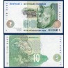 Afrique du sud Pick N°123b, Billet de banque de 10 rand 1999